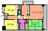 マンションリバーハンズの間取り画像