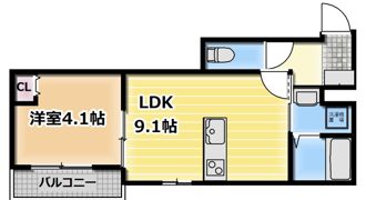 クレアトゥール香里園の間取り画像