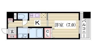KHKコート板宿の間取り画像