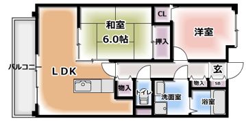 グレイシィーK・Yの間取り画像