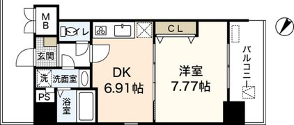 アーバインステイ広島イーストの間取り画像