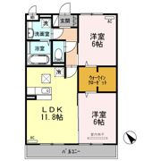 アーバンコート沖洲 二番館の間取り画像