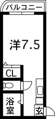 ユニテック渡鹿の間取り画像
