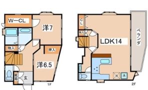 上町2丁目戸建の間取り画像
