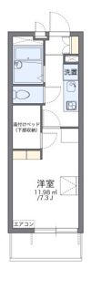 レオパレスピーコックの間取り画像