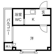 JPアパートメント枚方の間取り画像