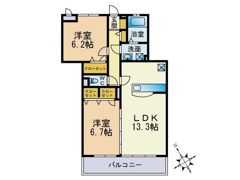 エルパティオBの間取り画像