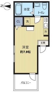 MELDIA大宮 Bの間取り画像