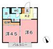 AKASAKI APARTMENTの間取り画像