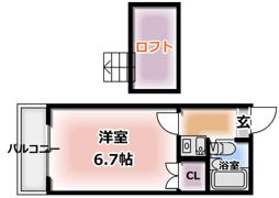 サニーハイムの間取り画像