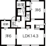 フリーゼの間取り画像