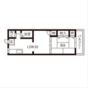 岡町駅前レジデンスの間取り画像