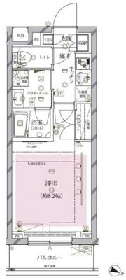 クレイシア目黒碑文谷の間取り画像