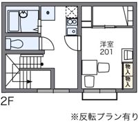 レオパレス谷原の間取り画像