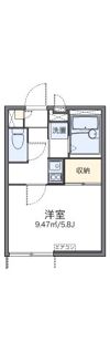 レオパレスピュアの間取り画像