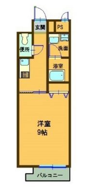 エアラウンズ桑田町の間取り画像