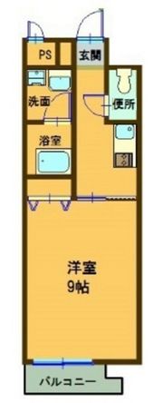 エアラウンズ桑田町の間取り画像