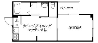 オックスフォードサーカス春日町本館の間取り画像