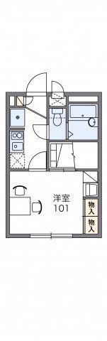 レオパレスすみれの間取り画像