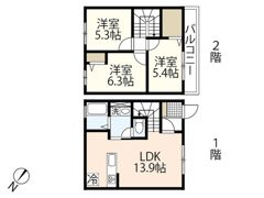 La couleur Ⅵの間取り画像