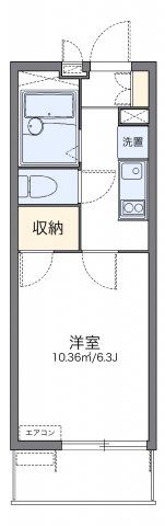 レオパレスカートンの間取り画像