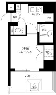 アヴィニティー品川戸越の間取り画像