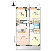 エクセラン春日の間取り画像