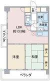 扶桑ハイツ1の間取り画像