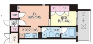 ジープラスの間取り画像