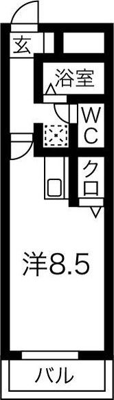 ドミシル野並の間取り画像