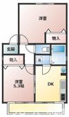 サンカムールの間取り画像