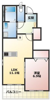 アーケイディアの間取り画像