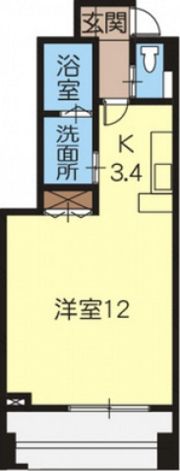 カサ・ヴェルデ八丁堀の間取り画像