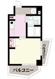 オリエントシティ南堀江Ⅱの間取り画像