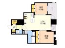 レーベン福岡天神ONE TOWERの間取り画像