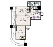 西早稲田東ウイングの間取り画像
