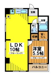 アライハイツの間取り画像