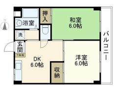 サンコート上大岡の間取り画像