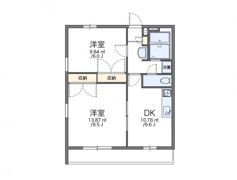レオパレス池田S・Yの間取り画像