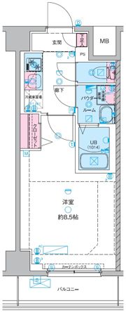 GENOVIA青砥Ⅱの間取り画像