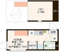 BRIGHT平井（ブライトヒライ）の間取り画像