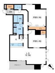 メトロタワー山下町の間取り画像