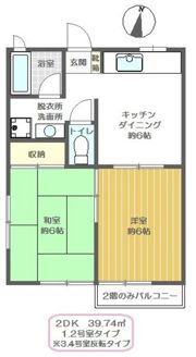 エピーメロン西瑞江の間取り画像