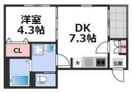 グランメゾン森ノ宮の間取り画像