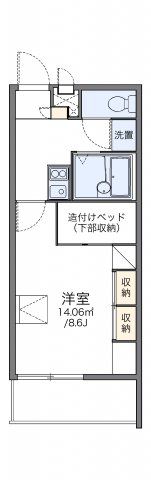 レオパレスパール2001の間取り画像