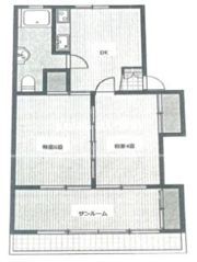 烏山北住宅4号棟の間取り画像