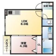 ALEGRIA鴻池新田WESTの間取り画像