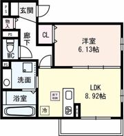 GL Plus HIGASHIYAGURAの間取り画像