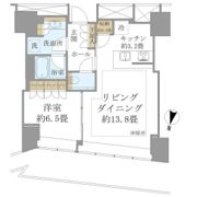 BrilliaTower堂島の間取り画像