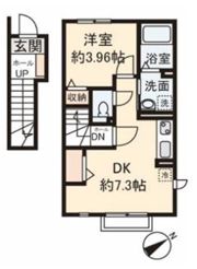 ベルサイズフラット鶴瀬の間取り画像